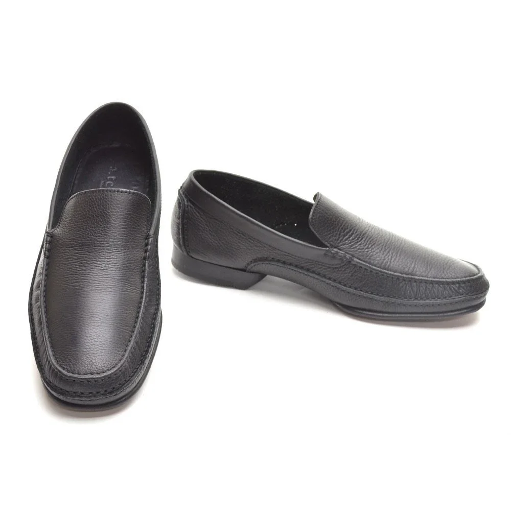 Men A. Testoni York Black Driving Mocs Loafers 10 M
